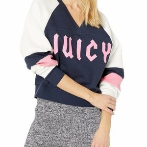 Juicy Couture V neck sweat shirt!